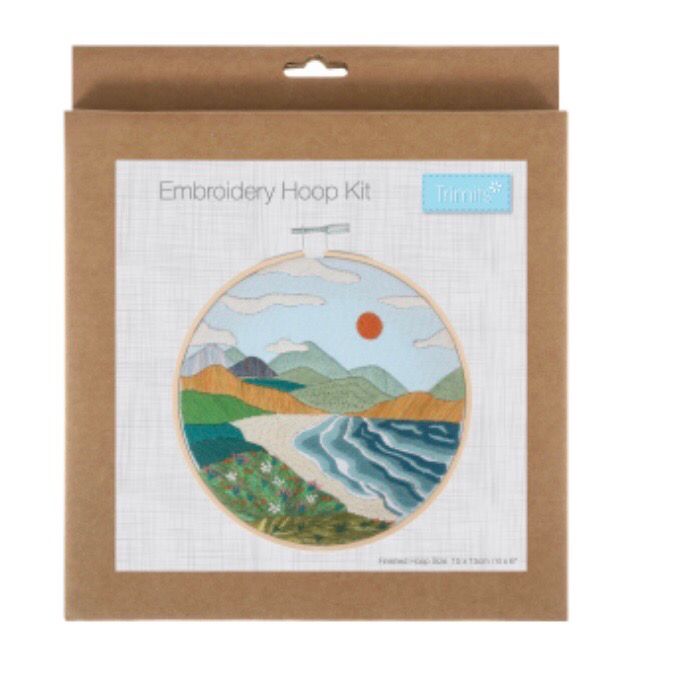 Embroidery Kit- Coast