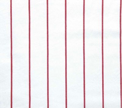 Cotton Satin- Red/ White Stripe