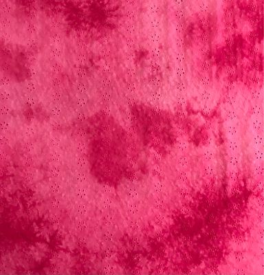 Broderie Anglais - Tie Dye Cerise