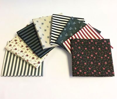 Black And Red Fat Quarter Bundle
