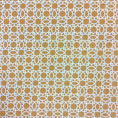 White Pattern On Orange
