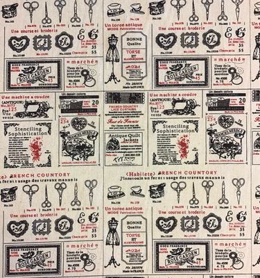 French Haberdashery Adverts