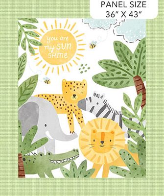 Sunny Safari- Panel Sunny Safari- Panel