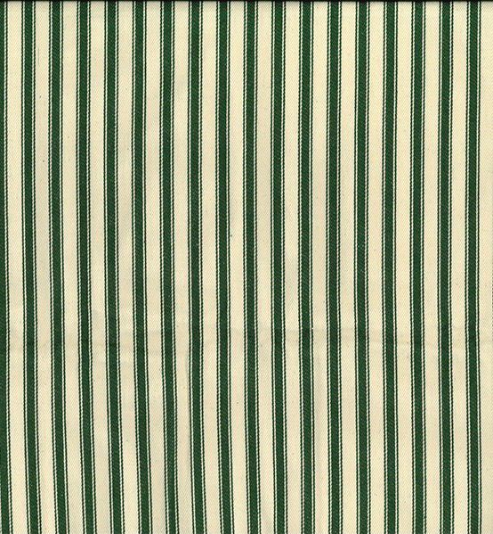 Canvas Ticking Stripes- Forest Canvas Ticking Stripes- Forest