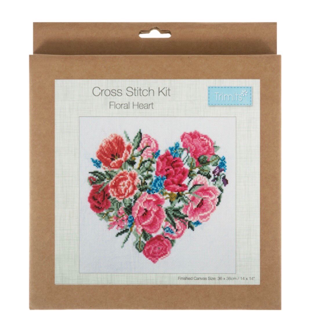 Counted Cross Stitch Kit- Heart Counted Cross Stitch Kit- Heart