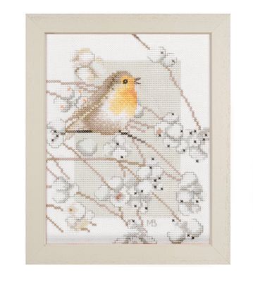 Counted Cross Stitch Kit- Robin Counted Cross Stitch Kit- Robin