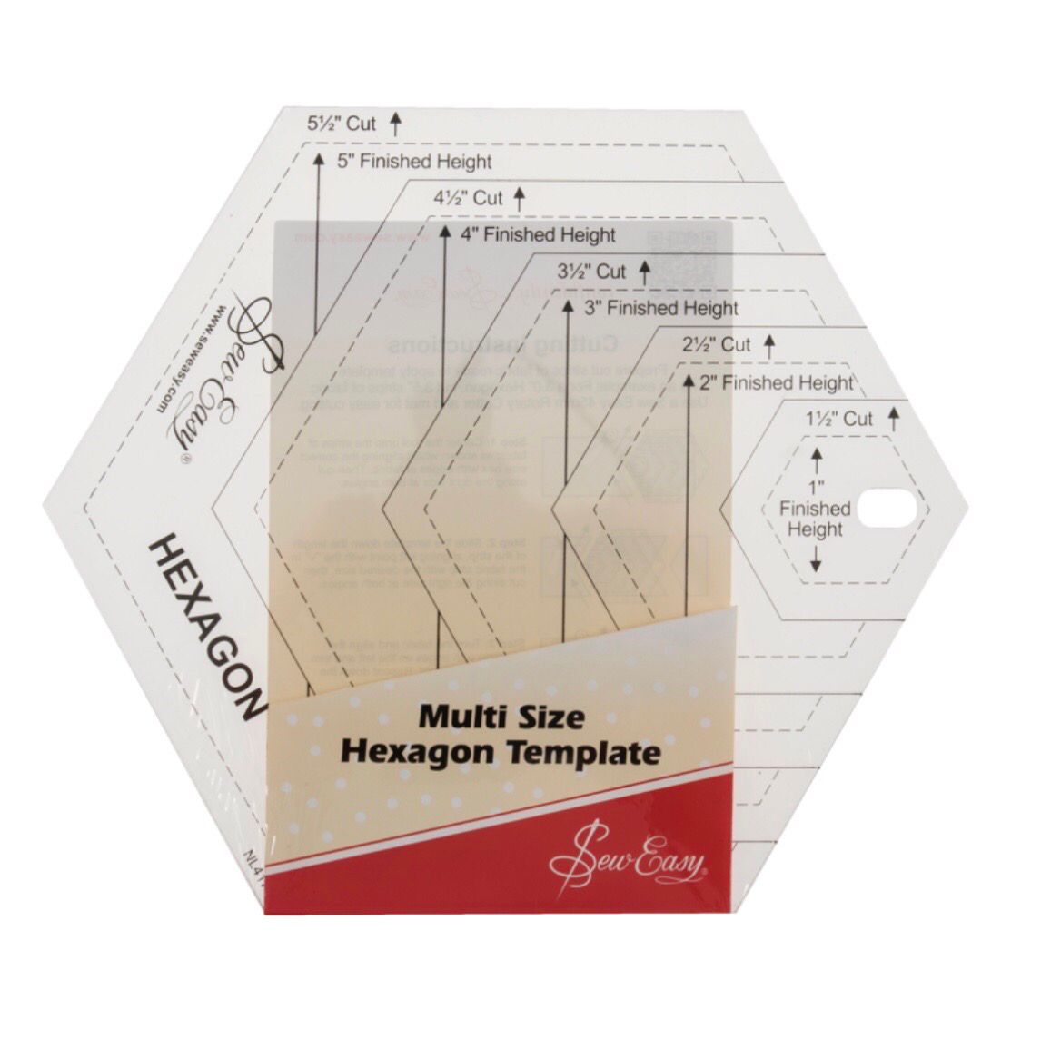 Quilt Hexagon Ruler Quilt Hexagon Ruler