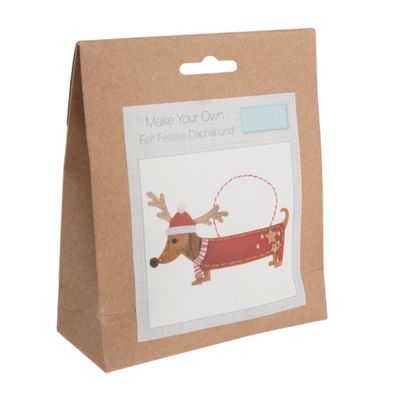 Felt Decoration Kit- Dachshund Felt Decoration Kit- Dachshund