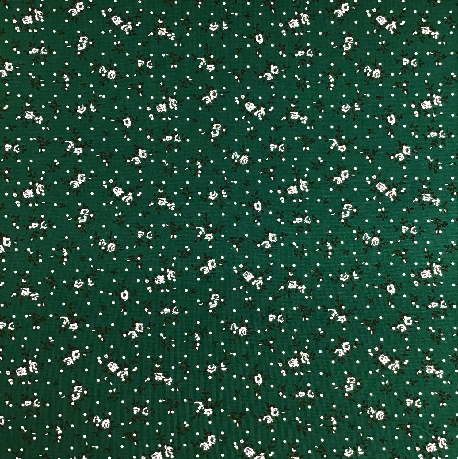 Fern Green With Flowers Jersey