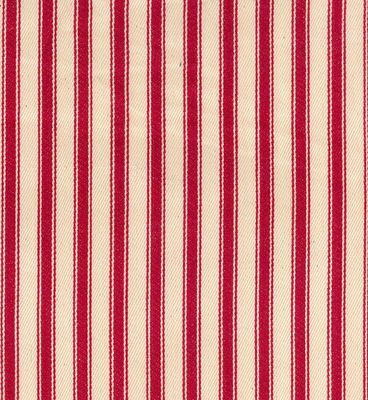 Canvas Ticking Strips- Red Canvas Ticking Strips- Red