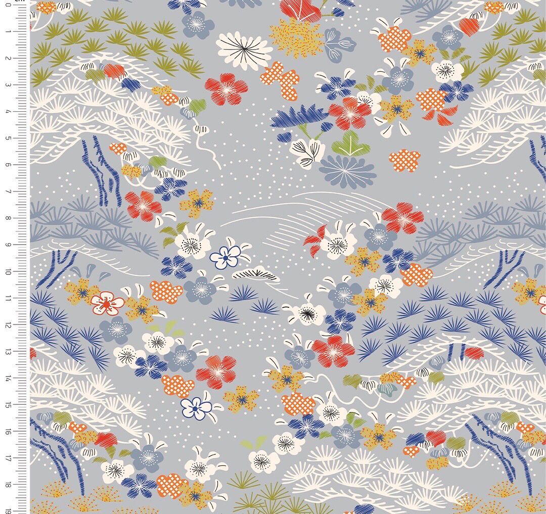 Serenity In Japan- Pine And Blossom Serenity In Japan- Pine And Blossom