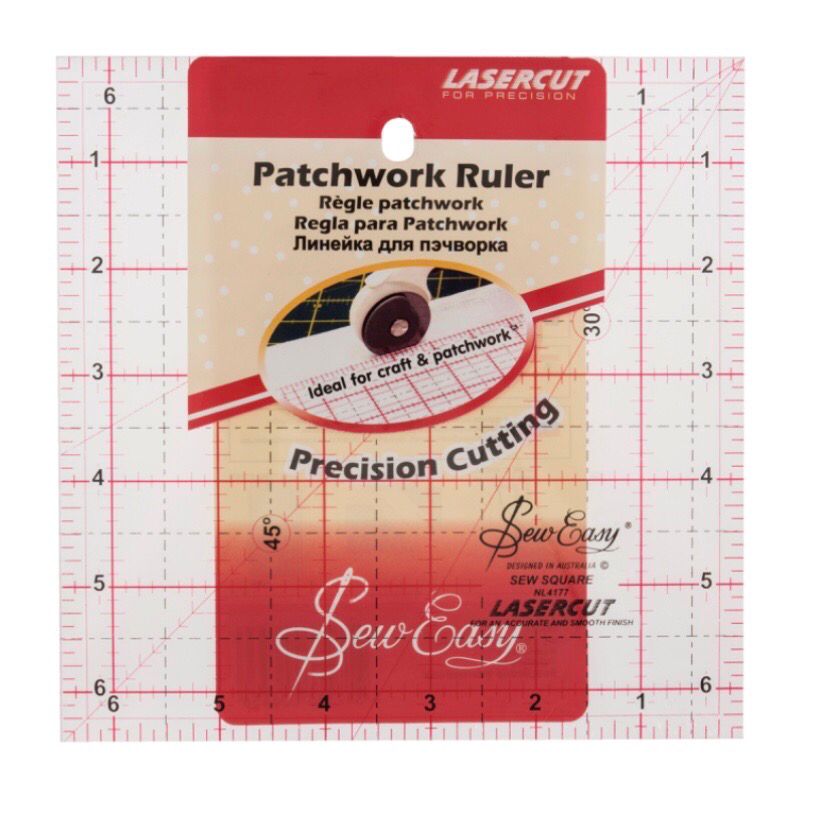 Patchwork Ruler- 6.5” Square Patchwork Ruler- 6.5” Square