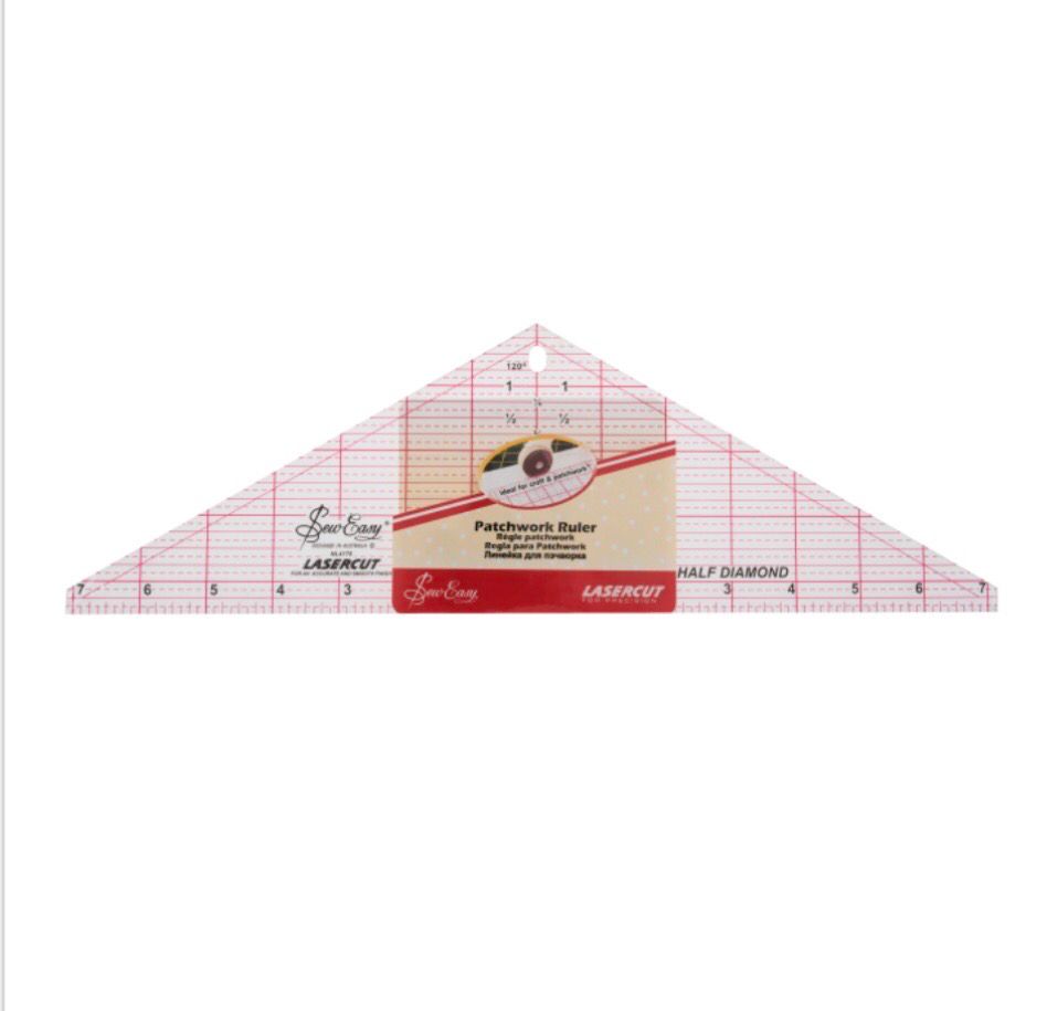 Patchwork Ruler- Half Diamond 14.5 x 4.5” Patchwork Ruler- Half Diamond 14.5 x 4.5”