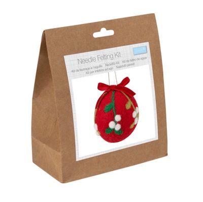 Needle Felting Kit- Xmas Bauble Needle Felting Kit- Xmas Bauble