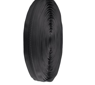 Continuous Plastic Zip 5mm- Black Continuous Plastic Zip 5mm- Black