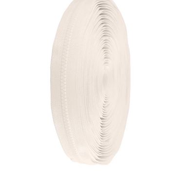 Continuous Plastic Zip 5mm- Sea Shell Continuous Plastic Zip 5mm- Sea Shell