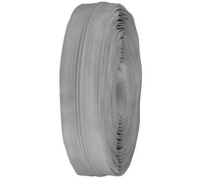 Continuous Nylon Zip 3mm- Steel Grey Continuous Nylon Zip 3mm- Steel Grey