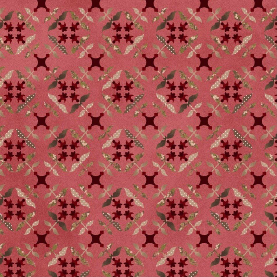 Tickled Pink- Geometric Deep Pink