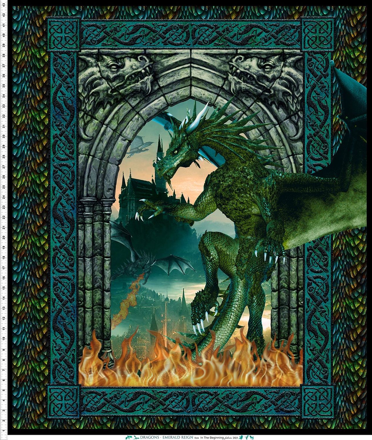 Dragons- Emerald Reign Panel Dragons- Emerald Reign Panel