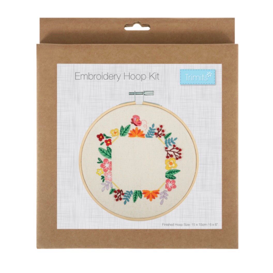 Embroidery Kit- Floral Photo Frame Embroidery Kit- Floral Photo Frame