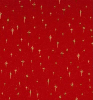 John Louden Christmas Fabric- Red/ Gold