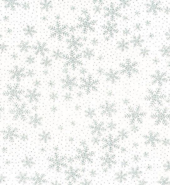 John Louden Christmas Fabric- Snowflake John Louden Christmas Fabric- Snowflake