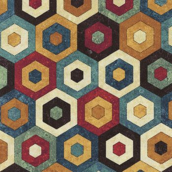 Stonehenge Stitchin- Hexie Quilt