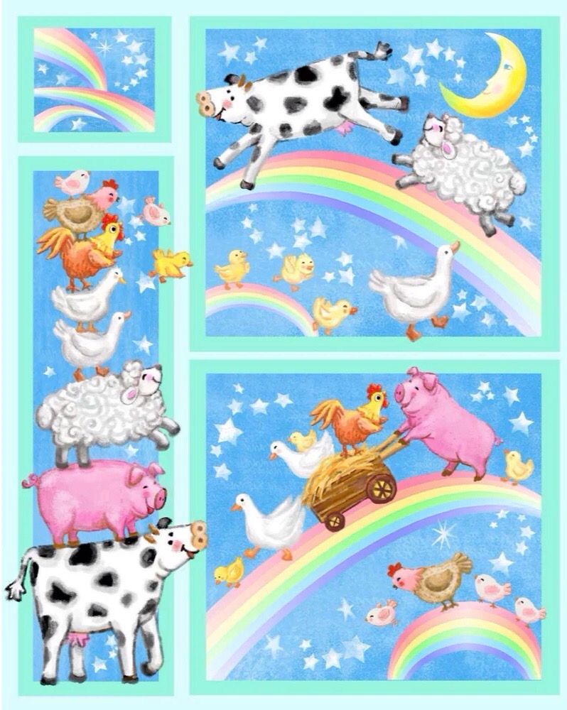 Wee Ones- Over The Rainbow Panel