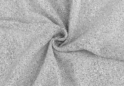 Decorative shimmering fabric with a metallic shiny surface- Sliver