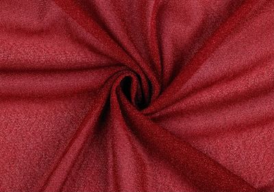 Knit Fabric With Lurex- Red