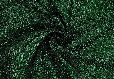 Decorative shimmering fabric with a metallic shiny surface- Green
