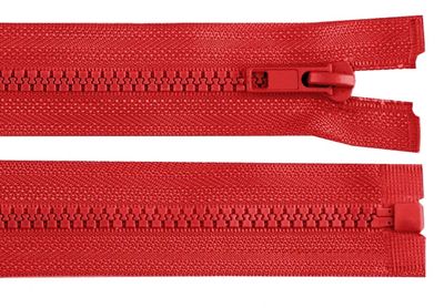 Plastic Open-end Zip 50cm - Red