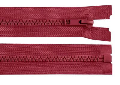 Plastic Open-end Zip 75cm- Bordeaux Plastic Open-end Zip 75cm- Bordeaux