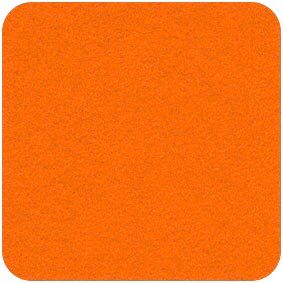 Orange Craft Felt- 12”x12” Square