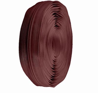 Continuous Nylon Zip 5mm- Bordeaux Continuous Nylon Zip 5mm- Bordeaux