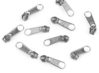 Sliders for Nylon 3mm Zip- Nickel Sliders for Nylon 3mm Zip- Nickel