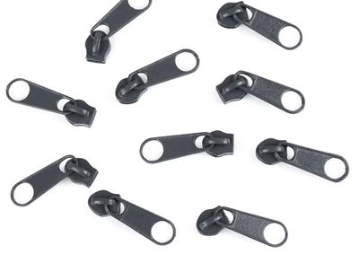 Sliders for Nylon 3mm Zip- Steel Grey Sliders for Nylon 3mm Zip- Steel Grey