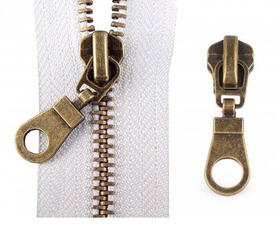 Sliders For Metal 5mm Zip- Antique Brass Sliders For Metal 5mm Zip- Antique Brass
