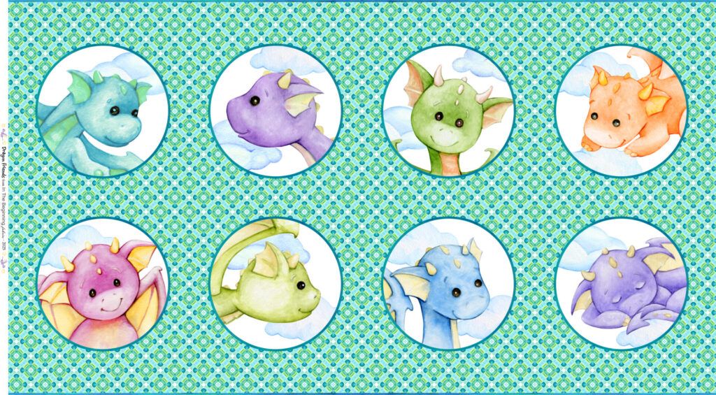 Dragon Friends Circles Panel