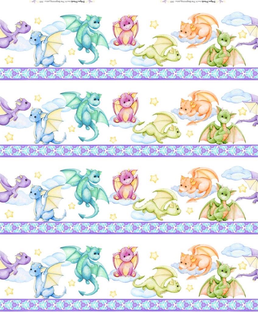 Dragon Friends Stripe
