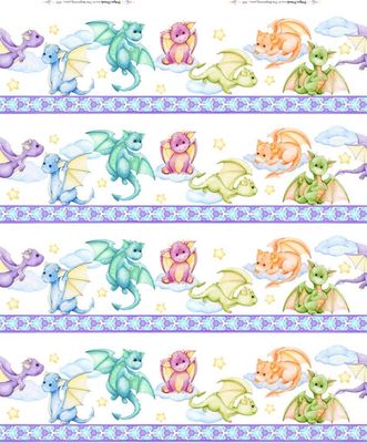 Dragon Friends Stripe