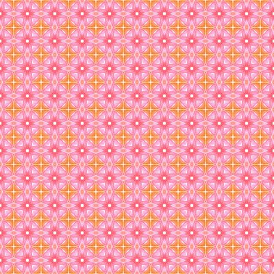 Dragon Friends Pale Red Kaleidoscope