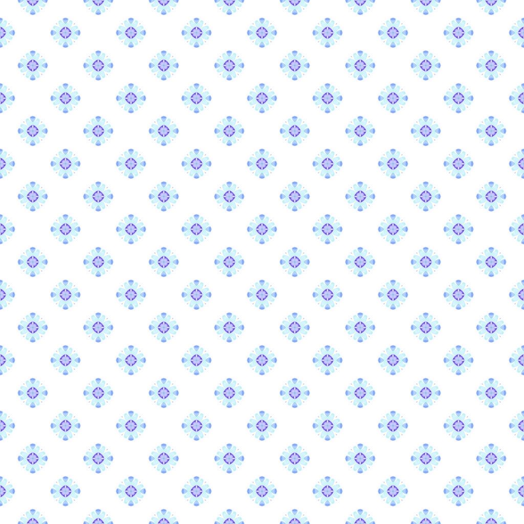 Dragon Friends Blue Kaleidoscope