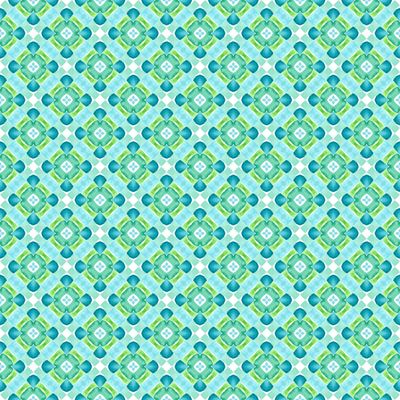 Dragon Friends Aqua Kaleidoscope