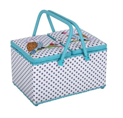 Sewing Box- Twin Lid- Owl