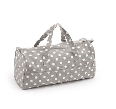 Knitting Bag- Grey Polka Dot Knitting Bag- Grey Polka Dot