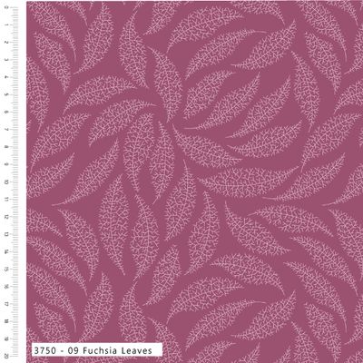 Pressed In Time - Fuchsia Leaves