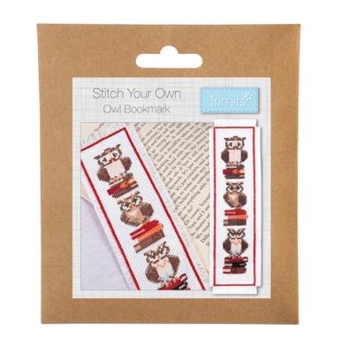 Counted Cross Stitch Kit: Bookmark: Owls Counted Cross Stitch Kit: Bookmark: Owls
