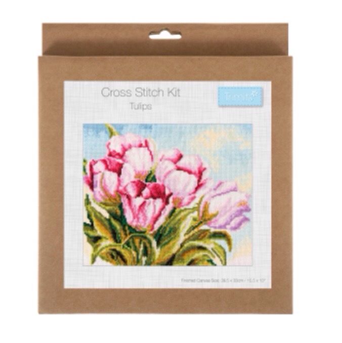 Counted Cross Stitch Kit: Large: Tulip Counted Cross Stitch Kit: Large: Tulip