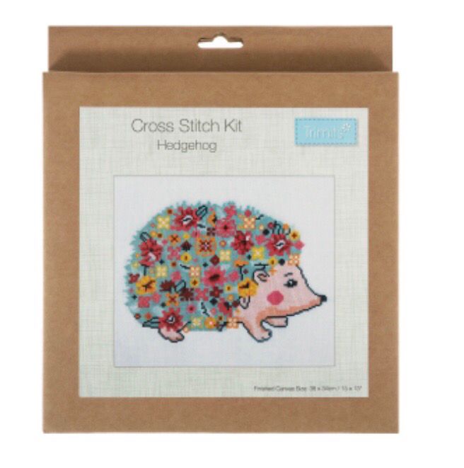 Counted Cross Stitch Kit: Large: Hedgehog Counted Cross Stitch Kit: Large: Hedgehog